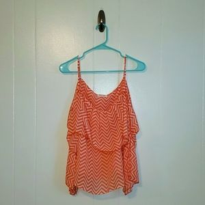 Rachel Kate orange large blouse